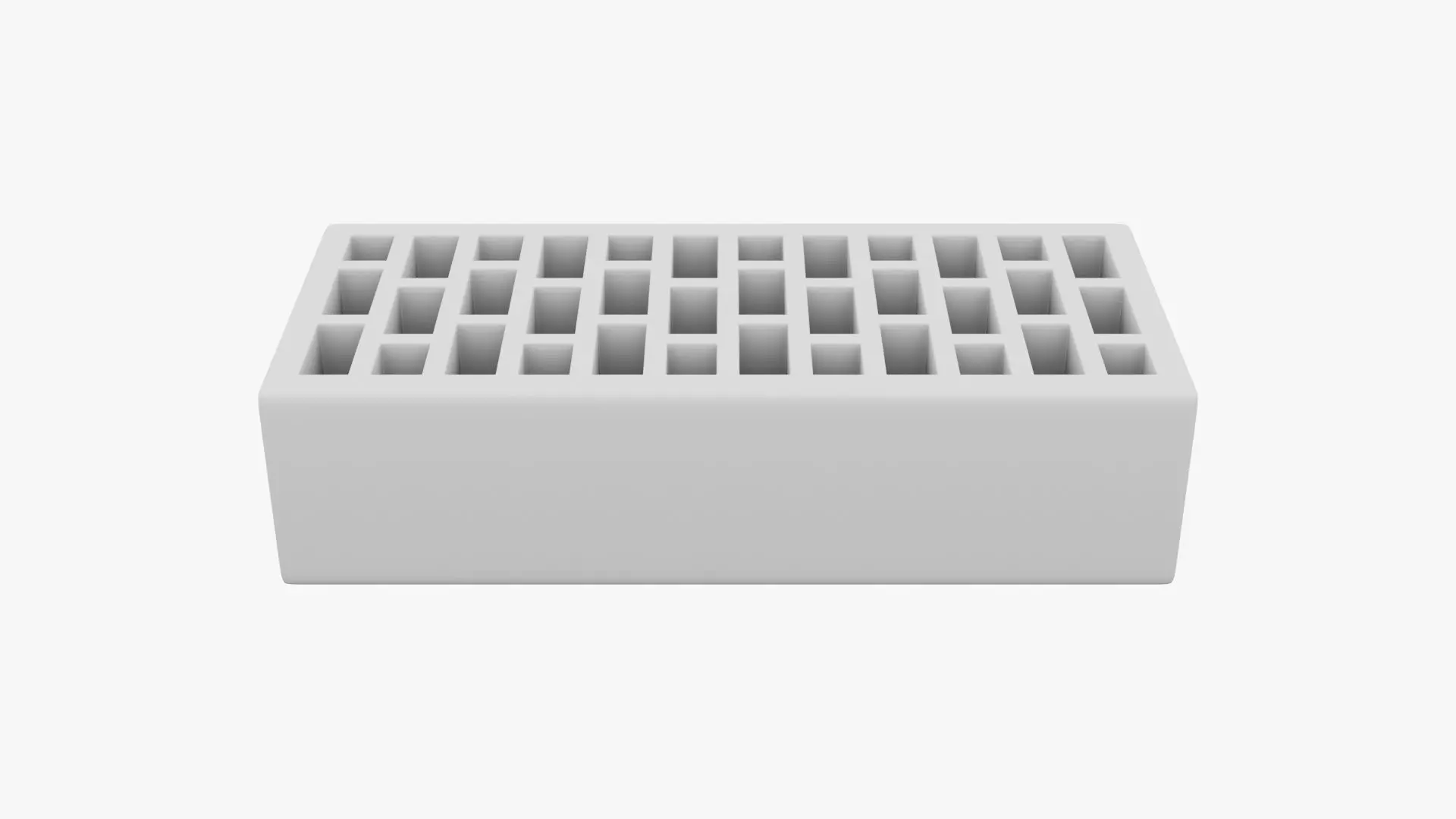 Red Brick 3 Low-poly 3D model_7