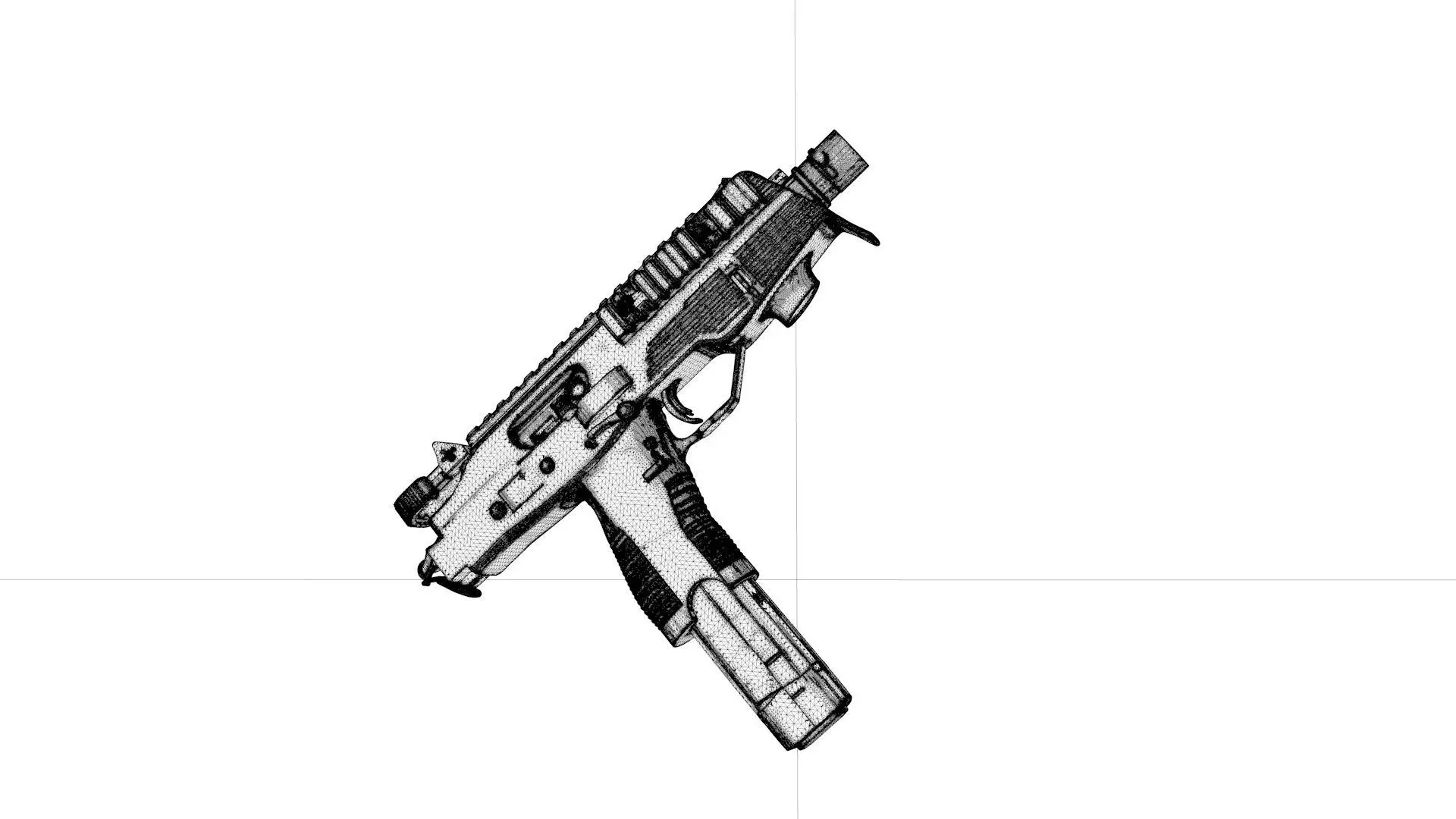 TP9-N Pistol gun  3D model_5