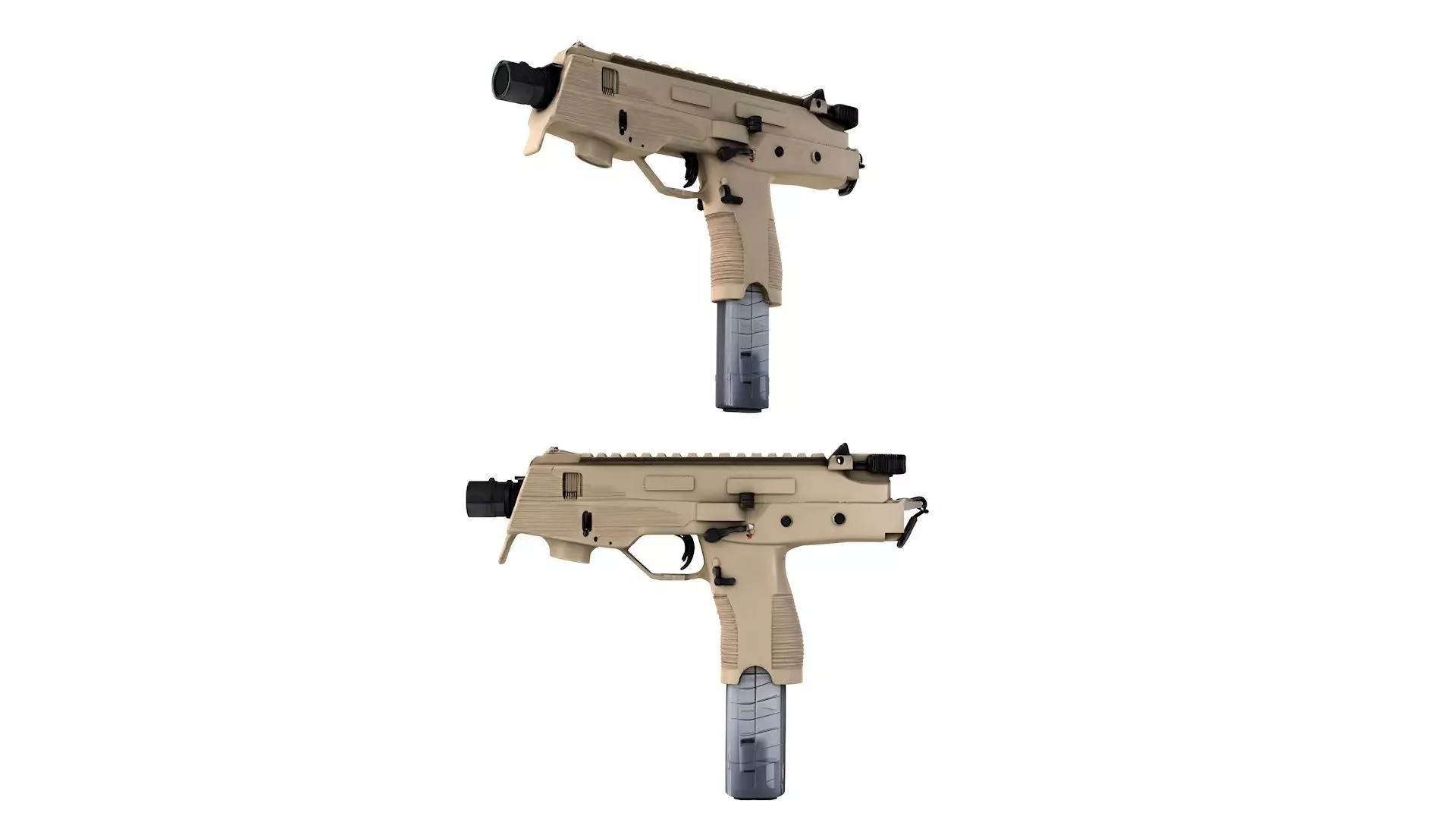 TP9-N Pistol gun  3D model_0