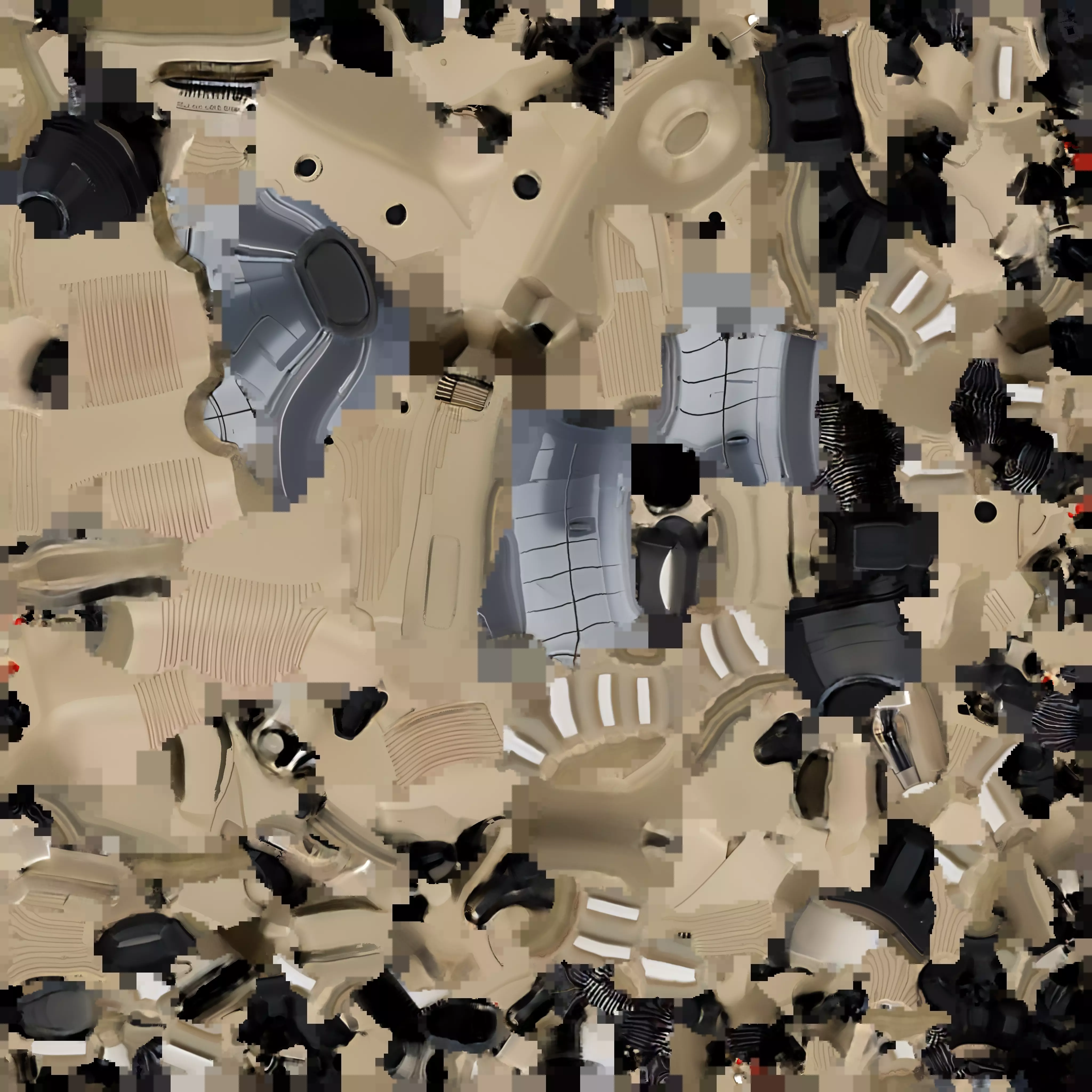 TP9-N Pistol gun  3D model_6