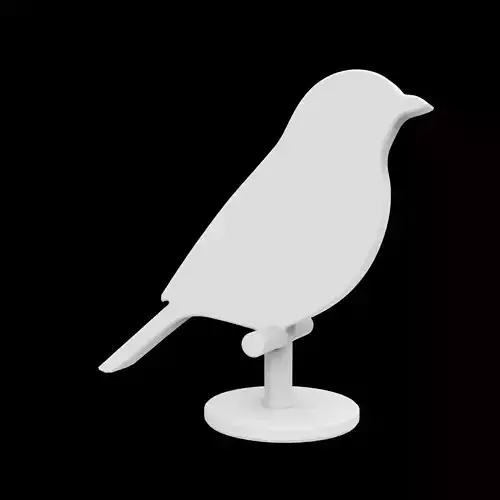 Minimal Bird Silhouette Decor 3D Printable Model
