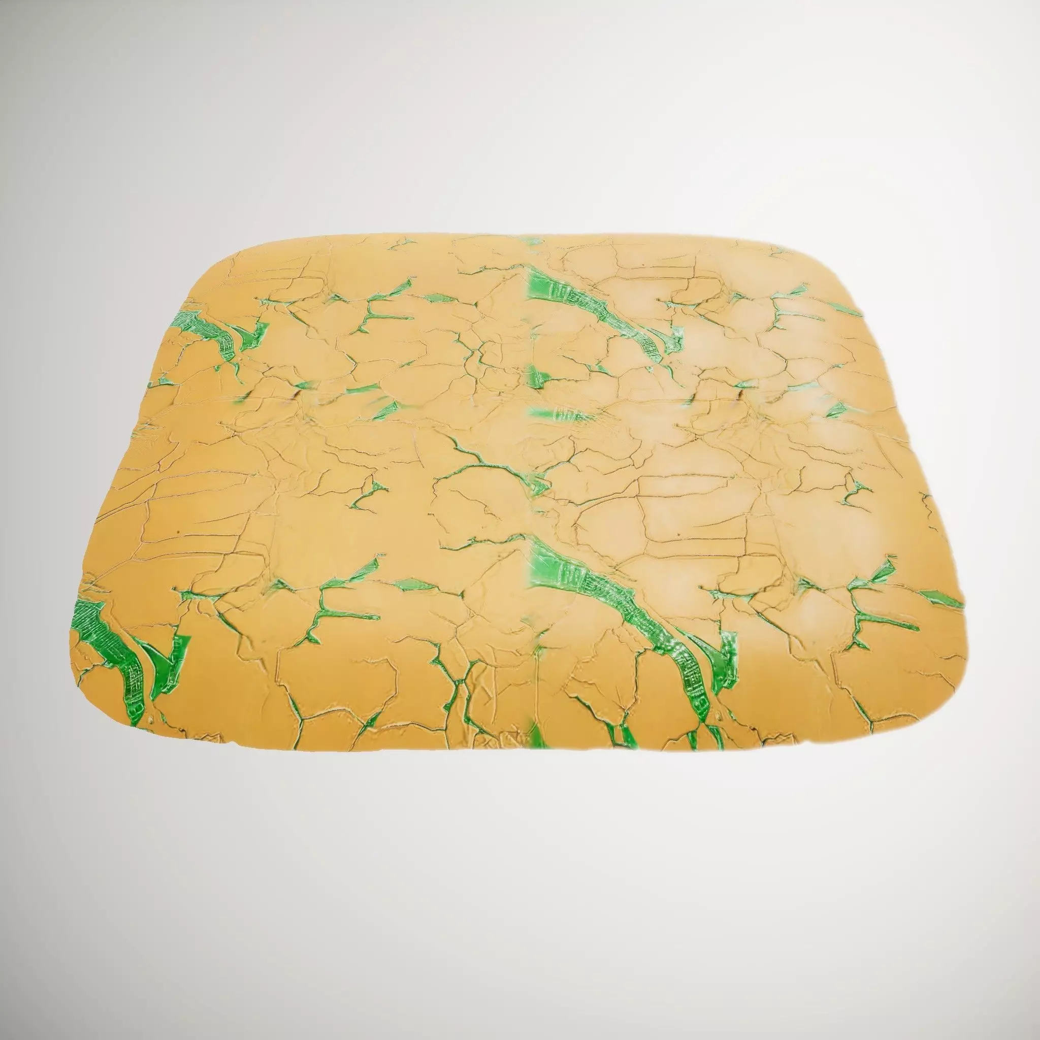 HQ PBR Textures Set SciFi Cracked Gold with Glowing Veins Texture_0