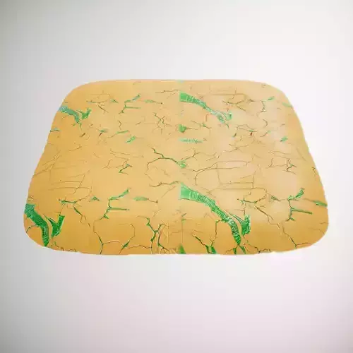 HQ PBR Textures Set SciFi Cracked Gold with Glowing Veins