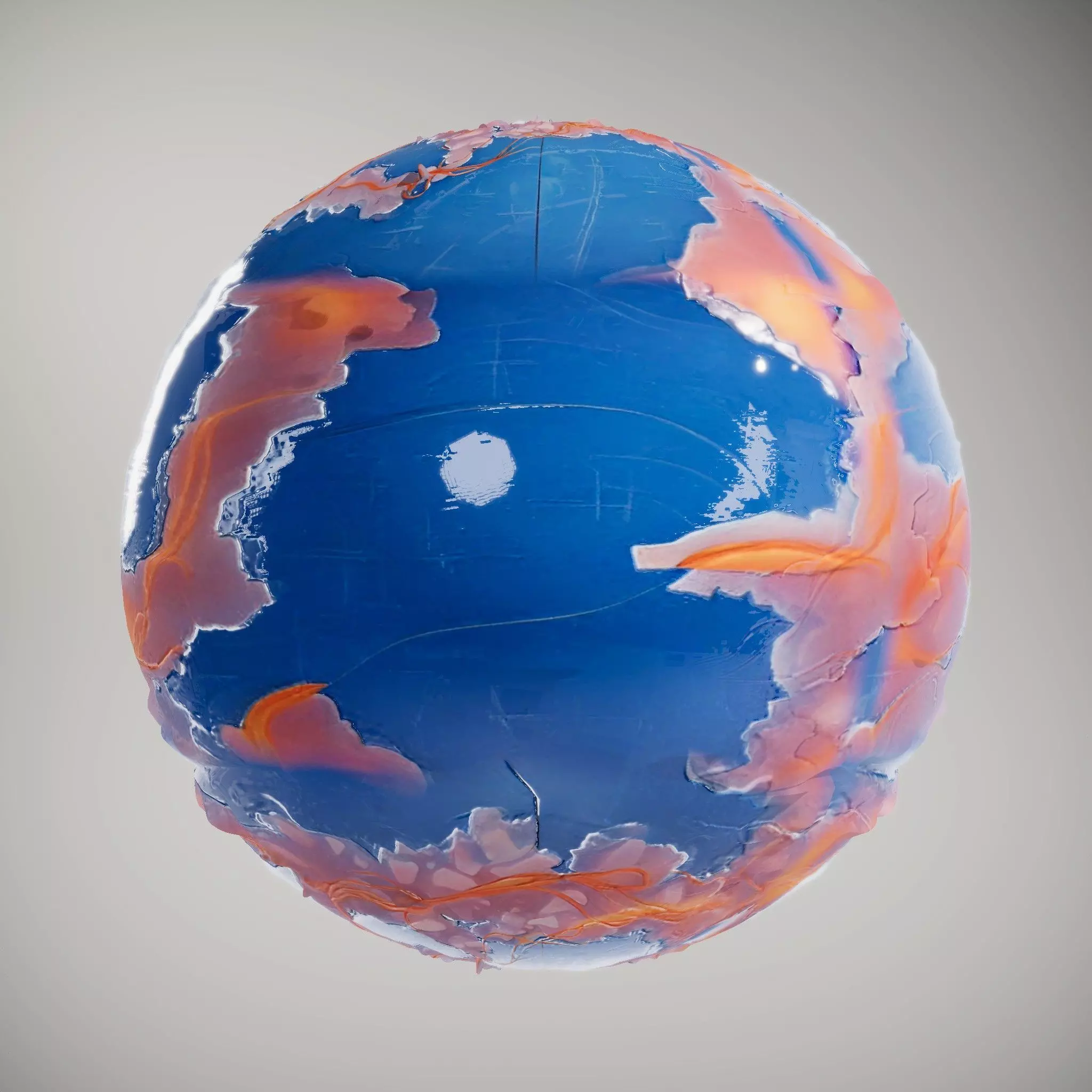 HQ PBR Textures Set Crystalline Electric Veins Texture_0