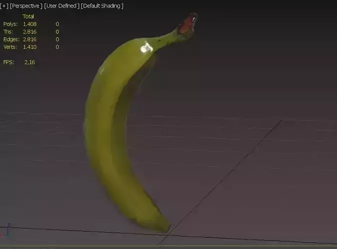 Banana M03 Low-poly 3D model 3