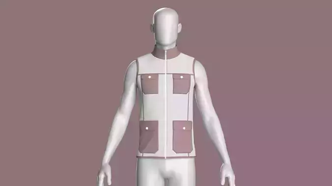 Men Fashion Vest Jacket