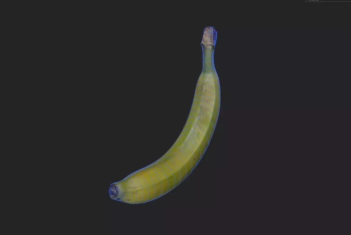 Banana M04 Low-poly 3D model_1