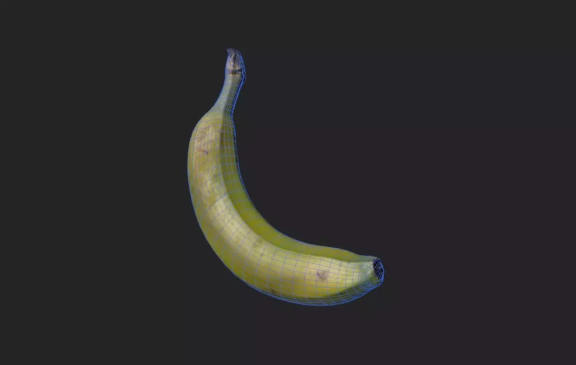 Banana M04 Low-poly 3D model_7