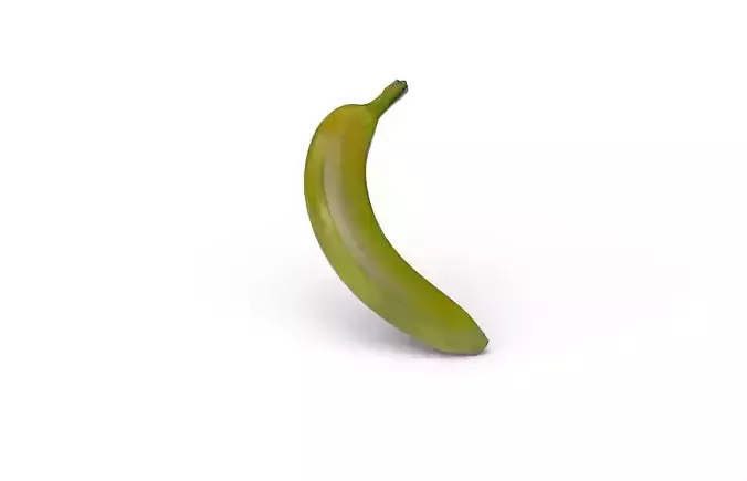 Banana M05 Low-poly 3D model 6