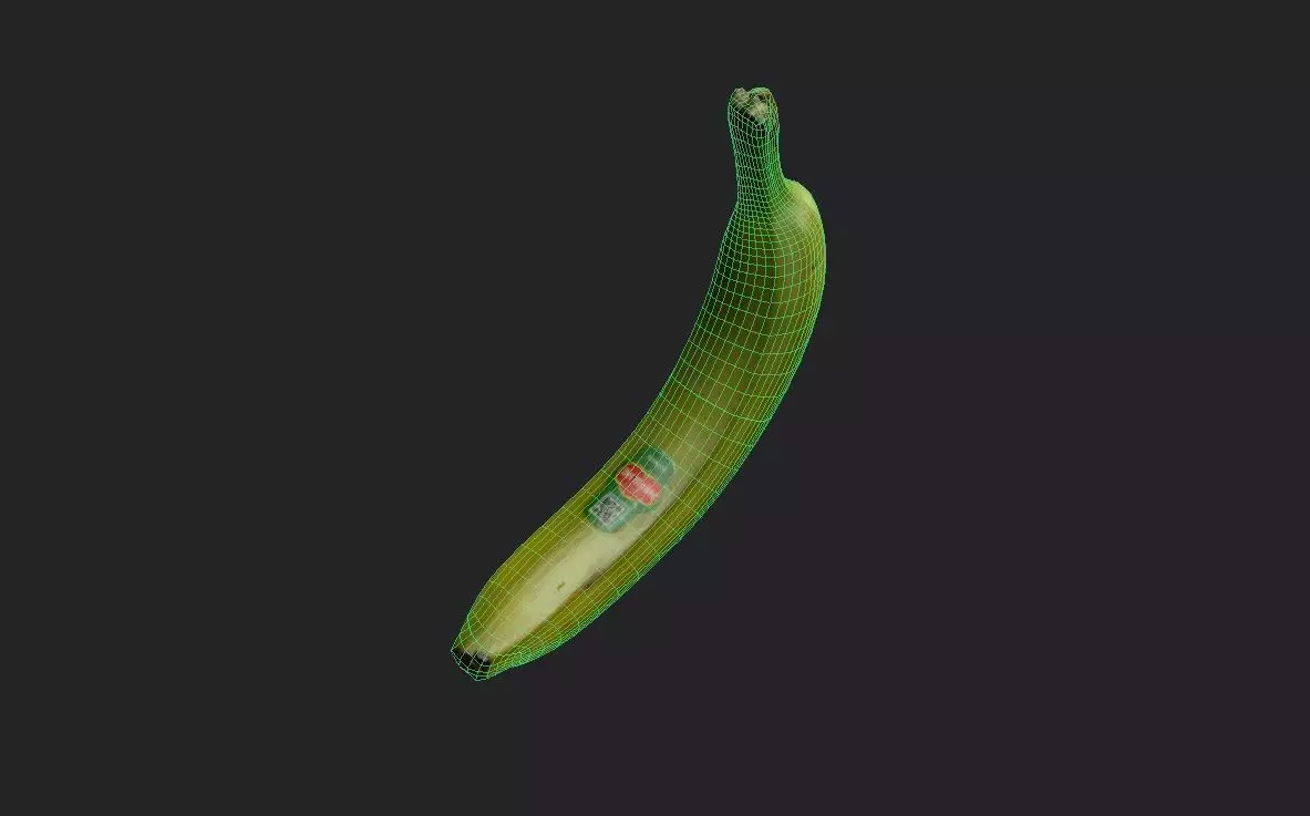 Banana M05 Low-poly 3D model_1