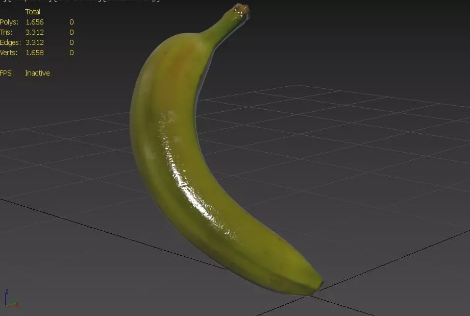 Banana M05 Low-poly 3D model_2