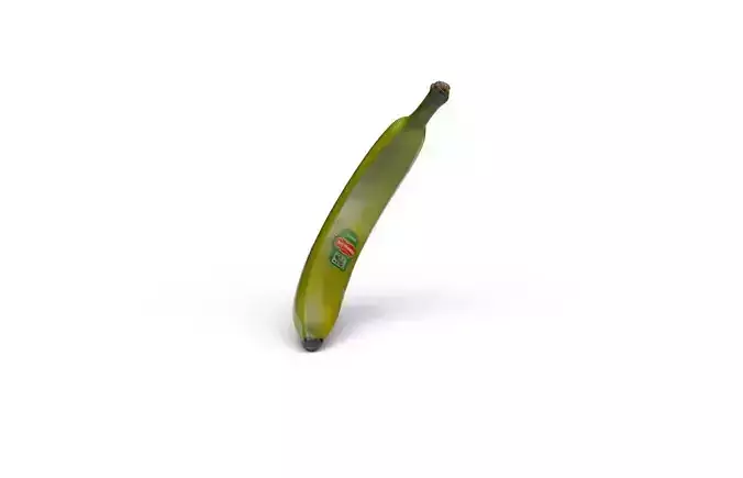 Banana M05 Low-poly 3D model 7