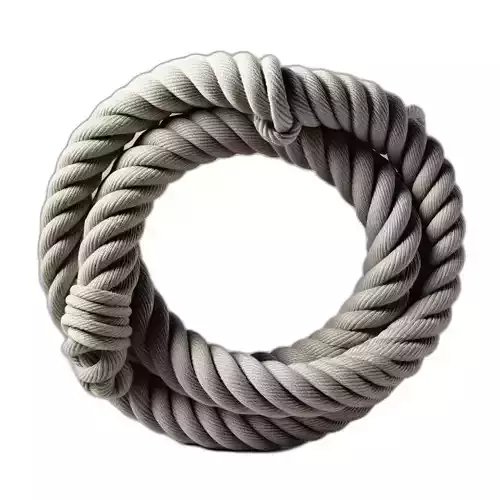 Detailed Rope Coil Circle