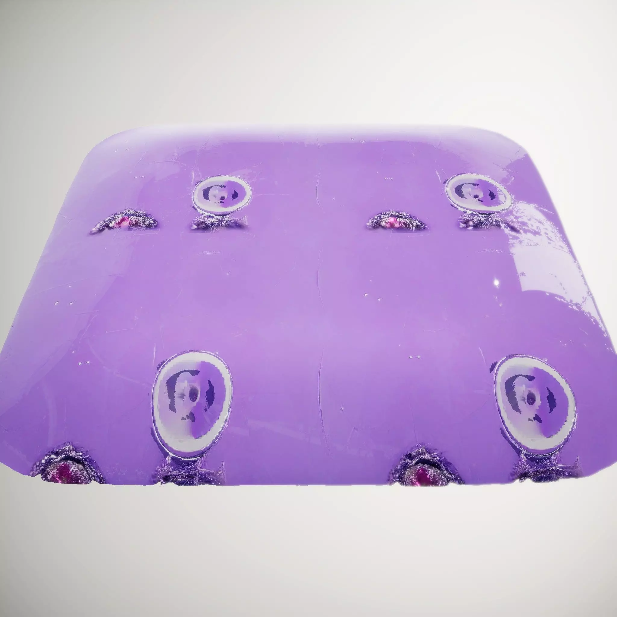 Gemstone Crystal Amethyst HQ PBR Textures Set Texture_2