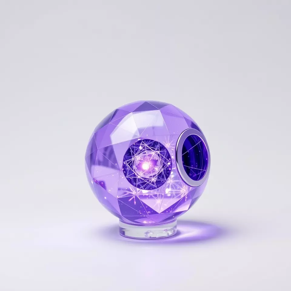 Gemstone Crystal Amethyst HQ PBR Textures Set Texture_1