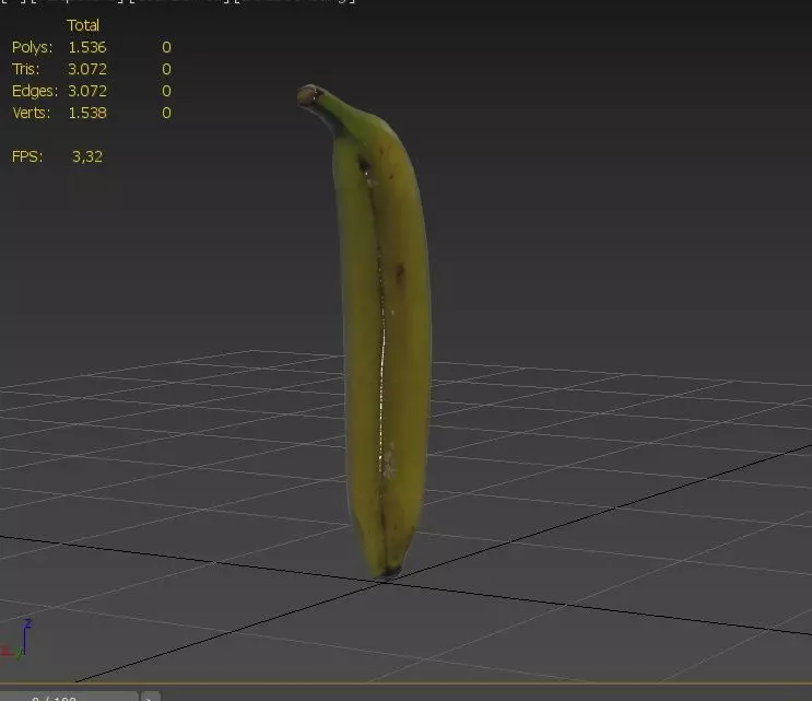 Banana M07 Low-poly 3D model_2