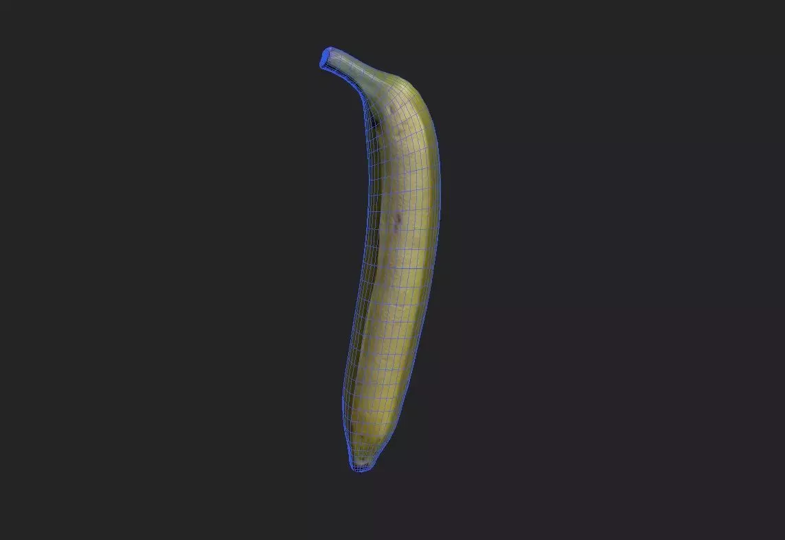 Banana M07 Low-poly 3D model_1