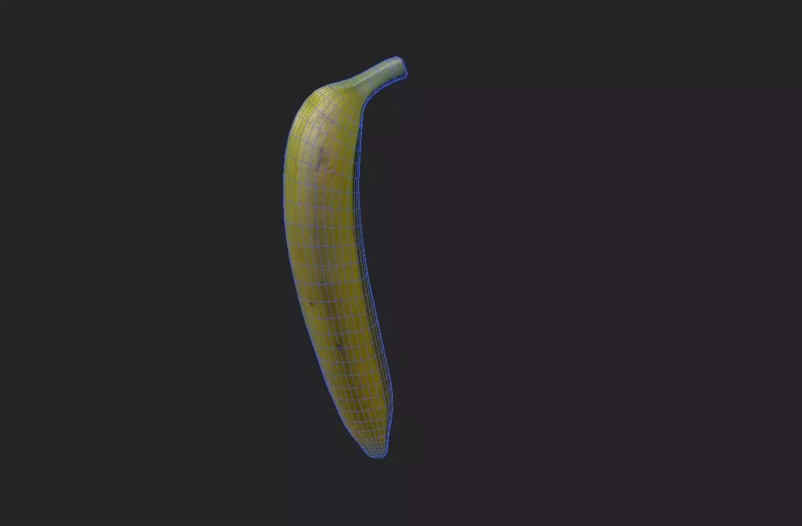 Banana M07 Low-poly 3D model_7