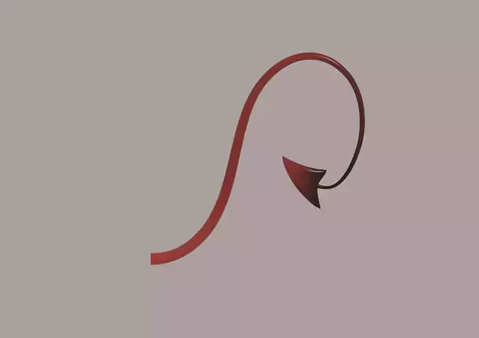 Devils Tail Low-poly 3D model