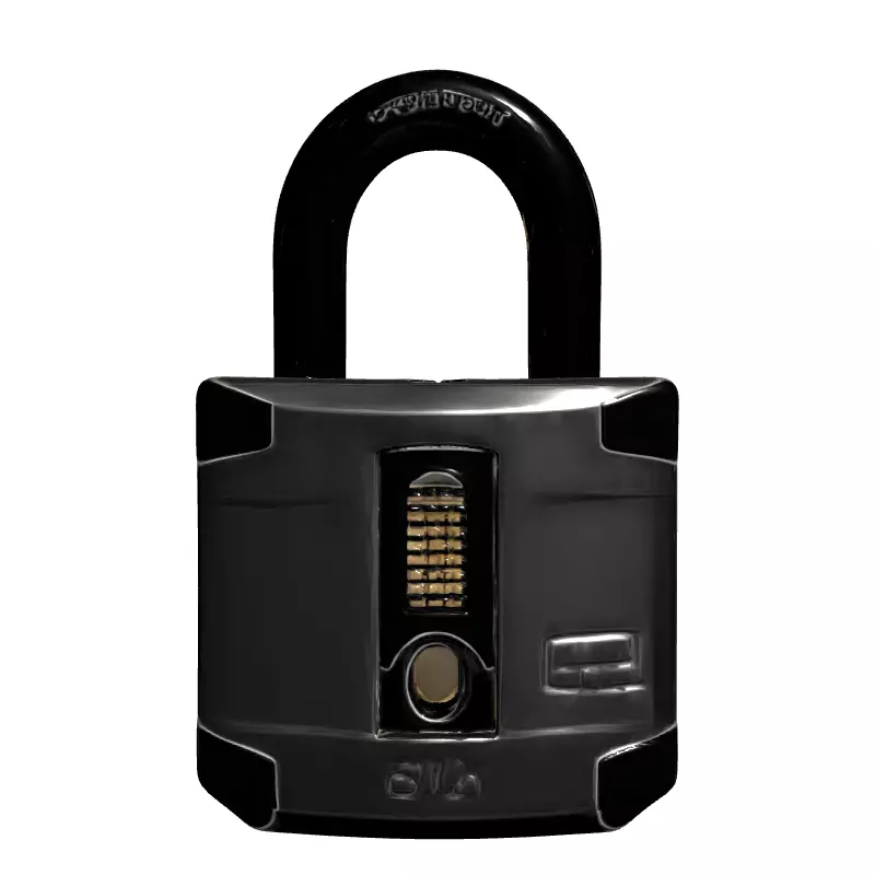 Modern HighDetail Combination Padlock Low-poly 3D model_4