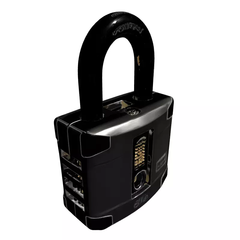 Modern HighDetail Combination Padlock Low-poly 3D model_3