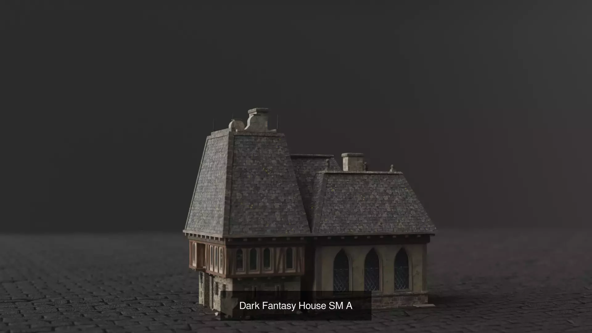 Dark Fantasy House 3D Model Collection_27