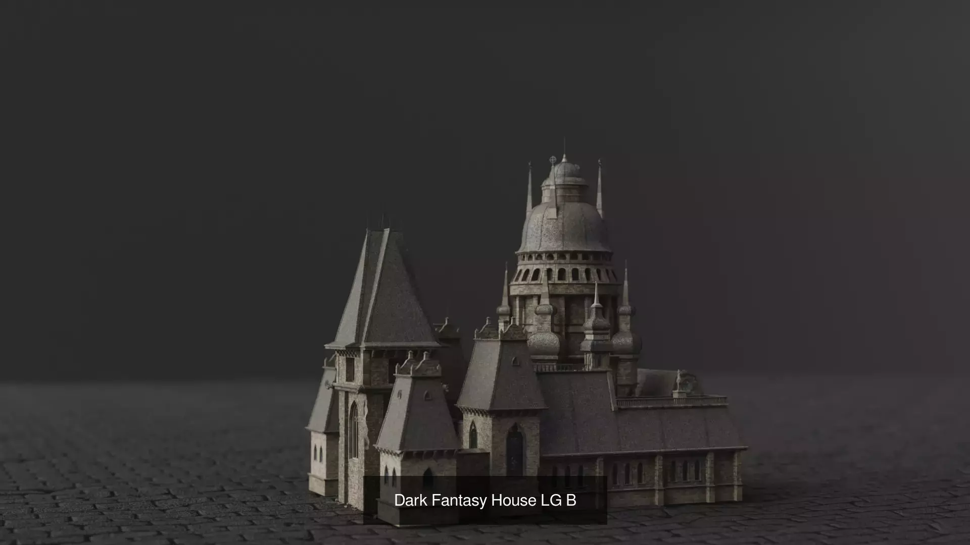 Dark Fantasy House 3D Model Collection_6