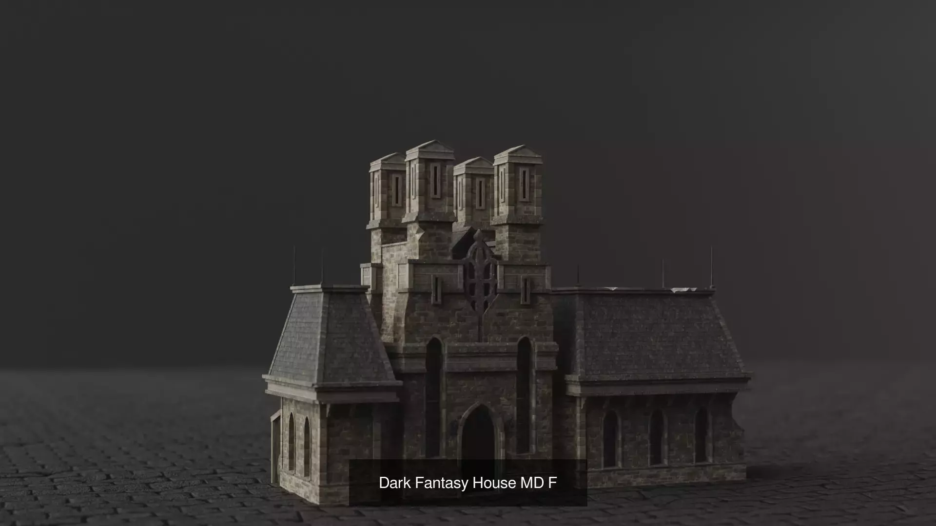 Dark Fantasy House 3D Model Collection_22