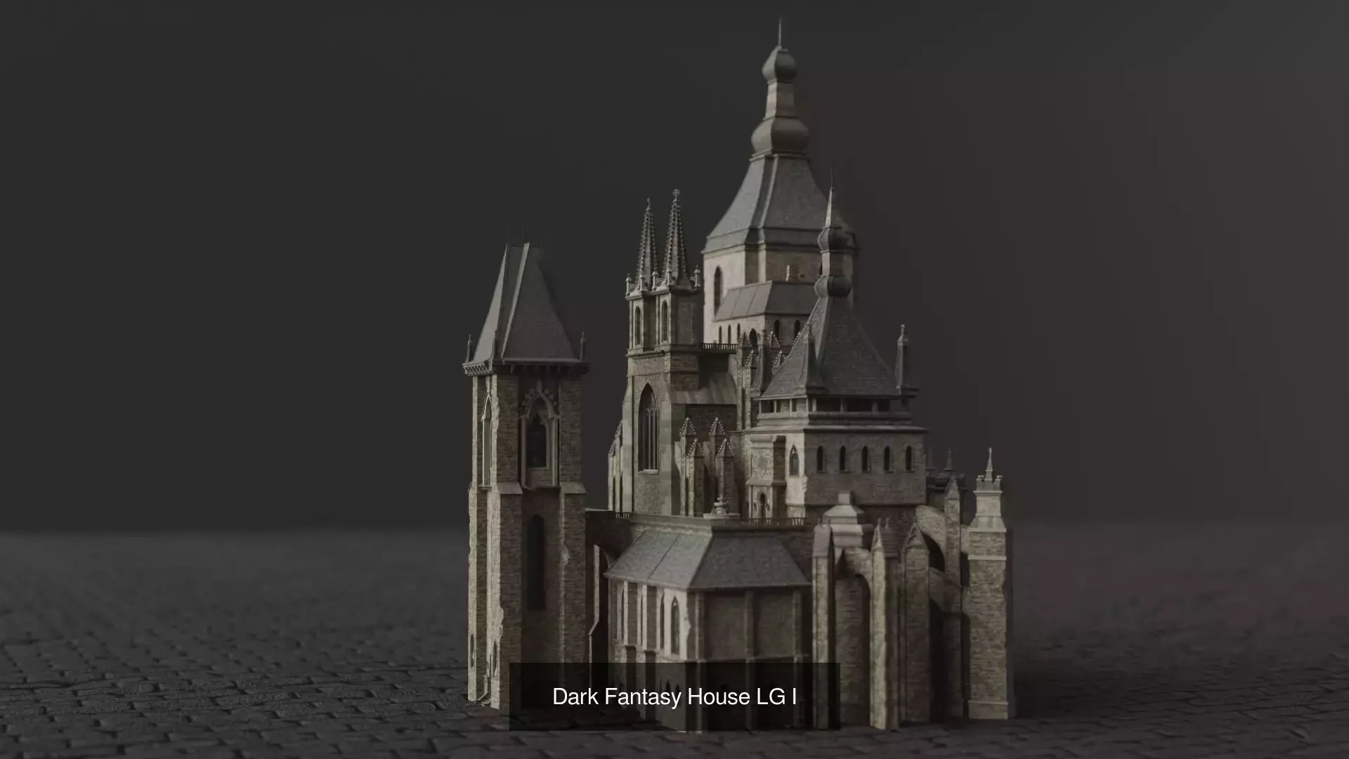 Dark Fantasy House 3D Model Collection_15