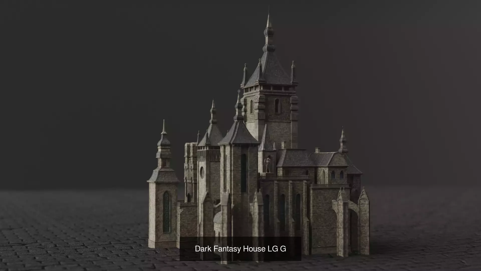 Dark Fantasy House 3D Model Collection_13