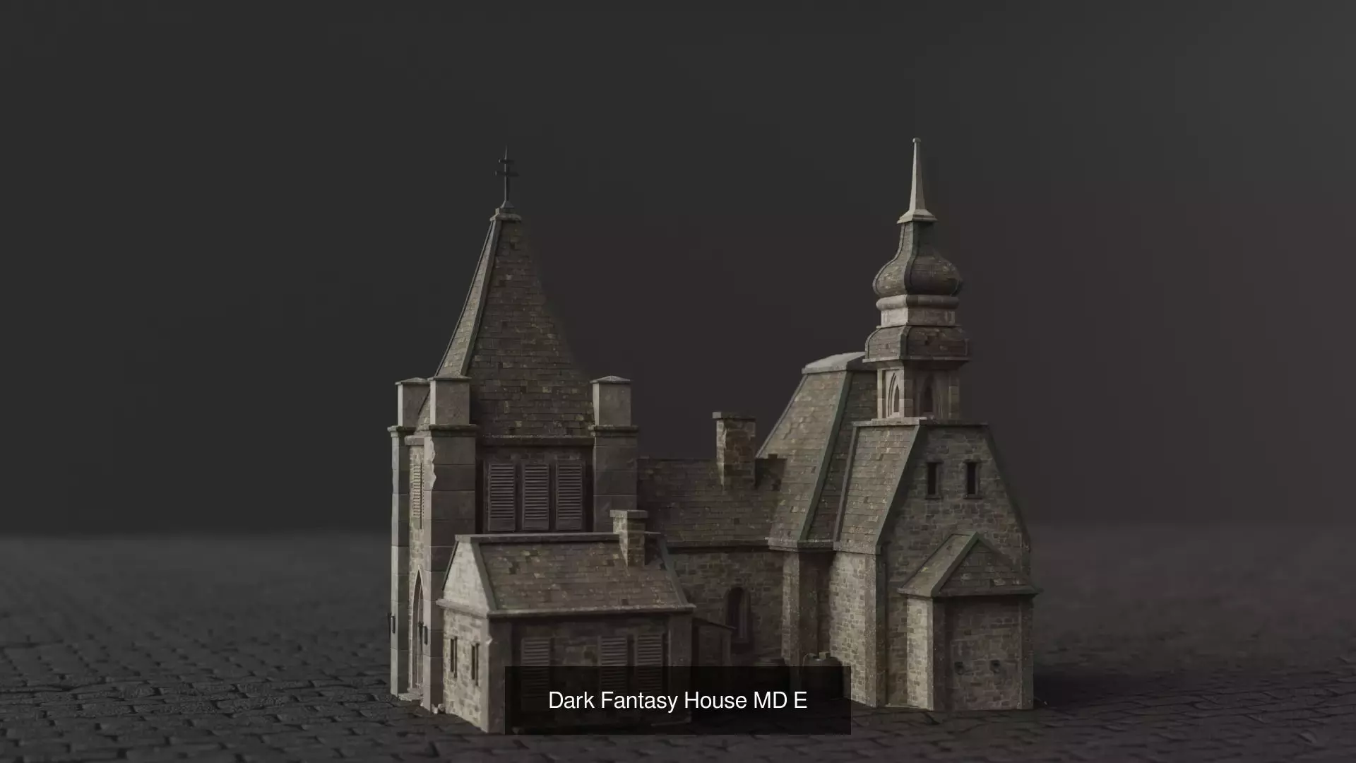Dark Fantasy House 3D Model Collection_21