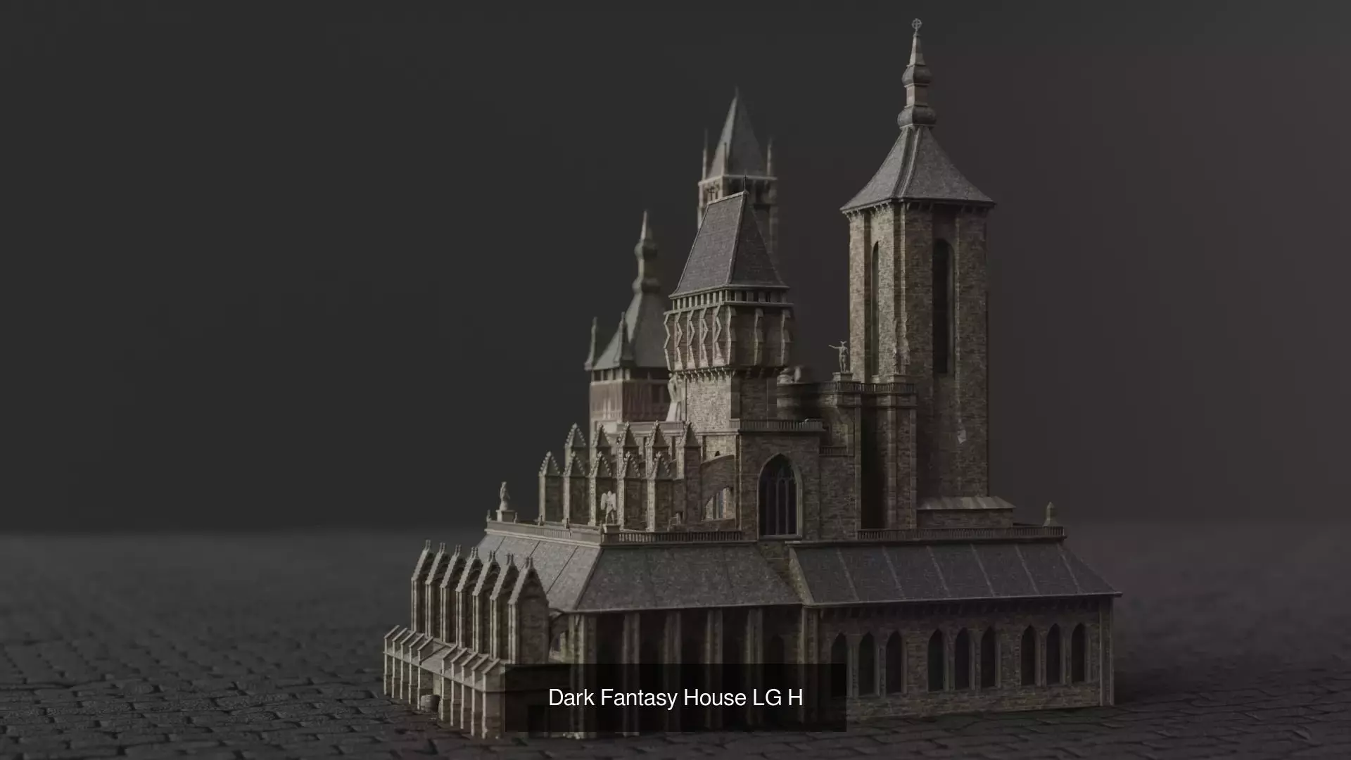 Dark Fantasy House 3D Model Collection_14
