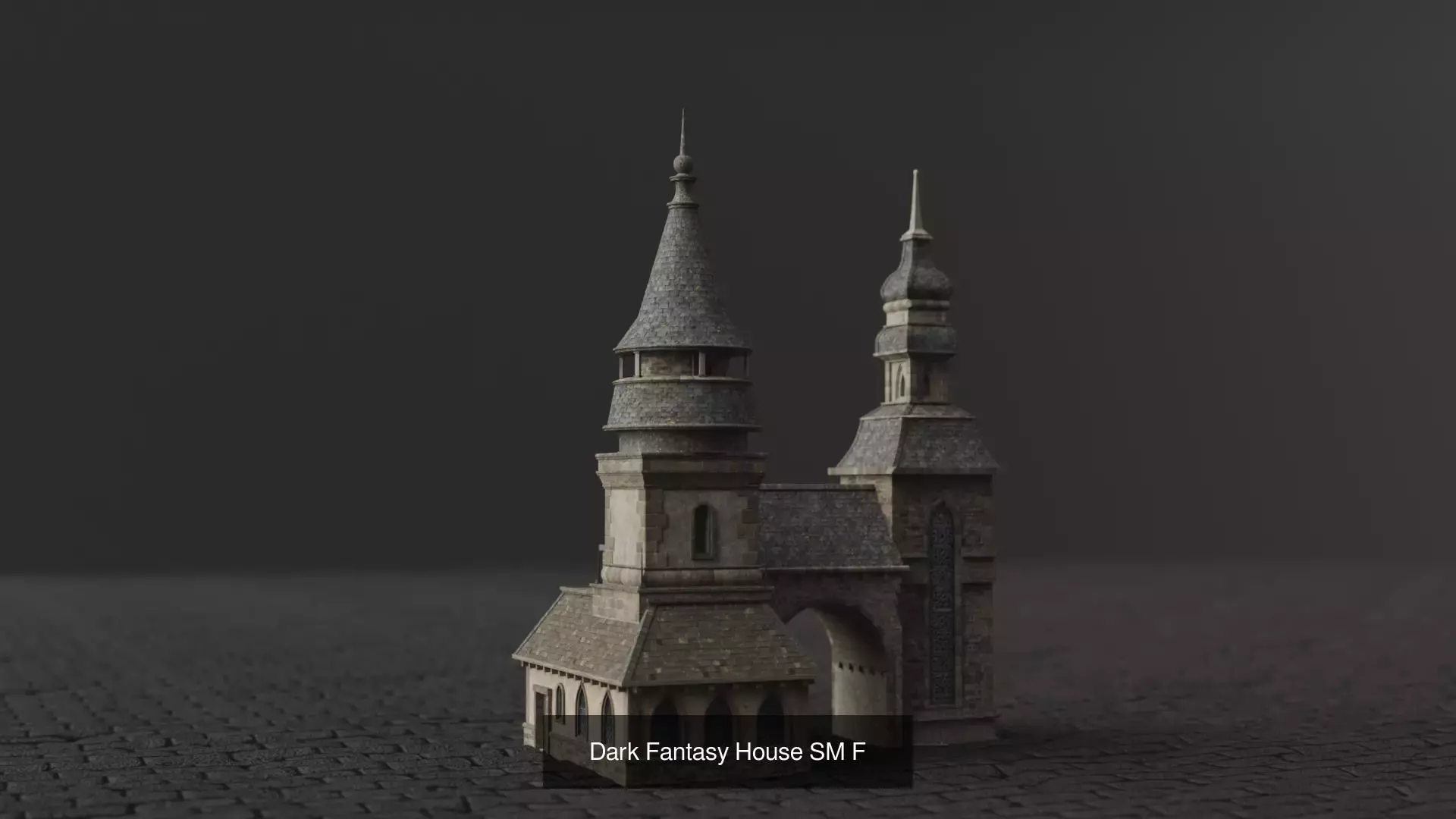Dark Fantasy House 3D Model Collection_32