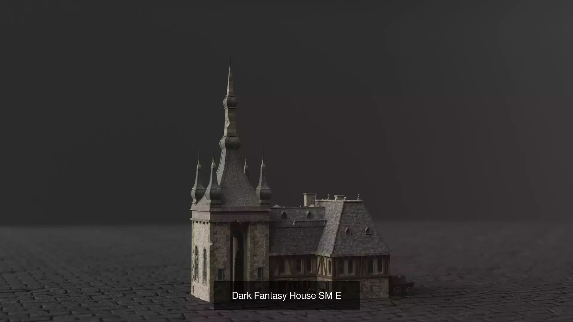 Dark Fantasy House 3D Model Collection_31