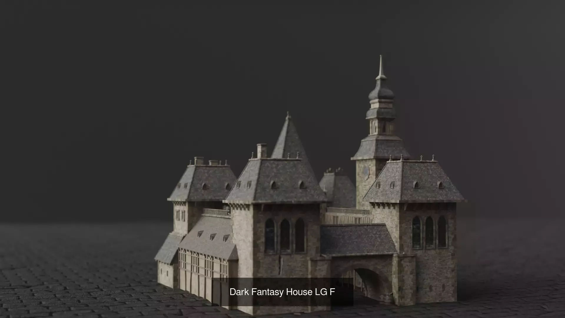 Dark Fantasy House 3D Model Collection_12