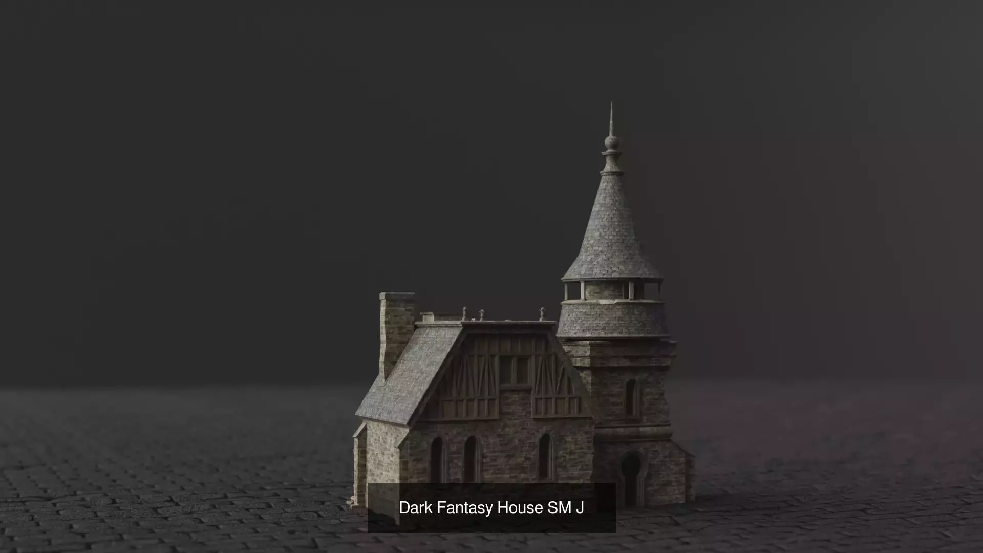 Dark Fantasy House 3D Model Collection_36