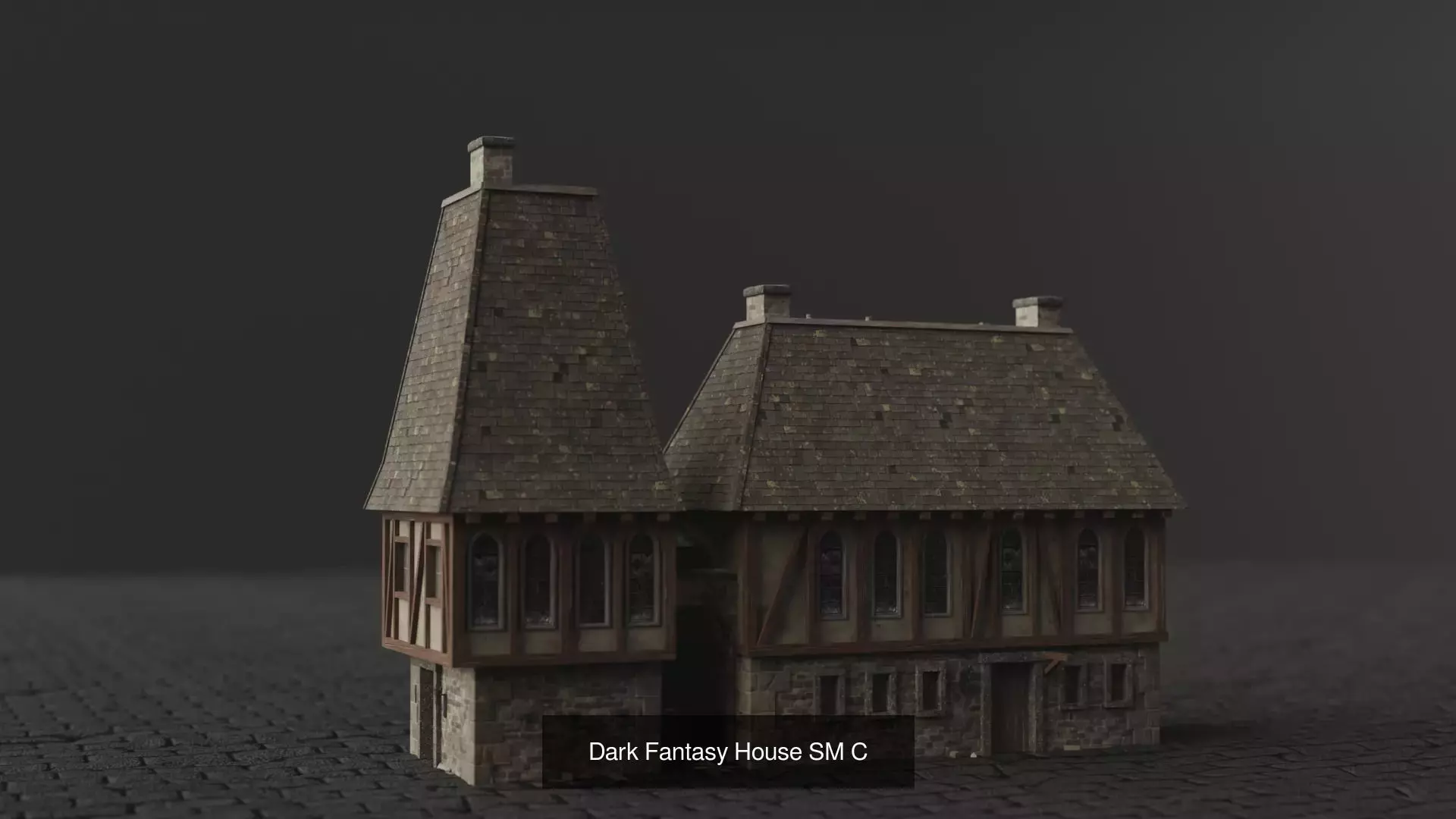 Dark Fantasy House 3D Model Collection_29