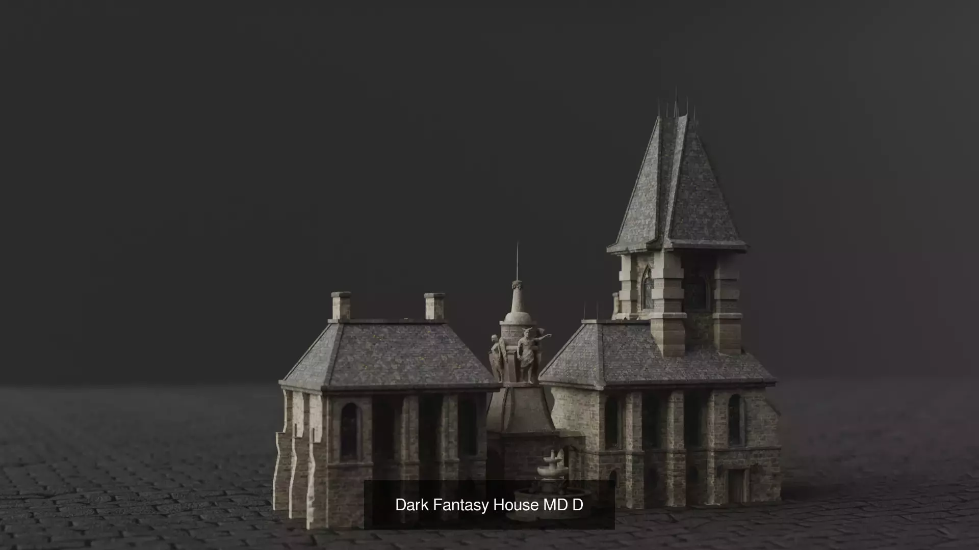 Dark Fantasy House 3D Model Collection_20