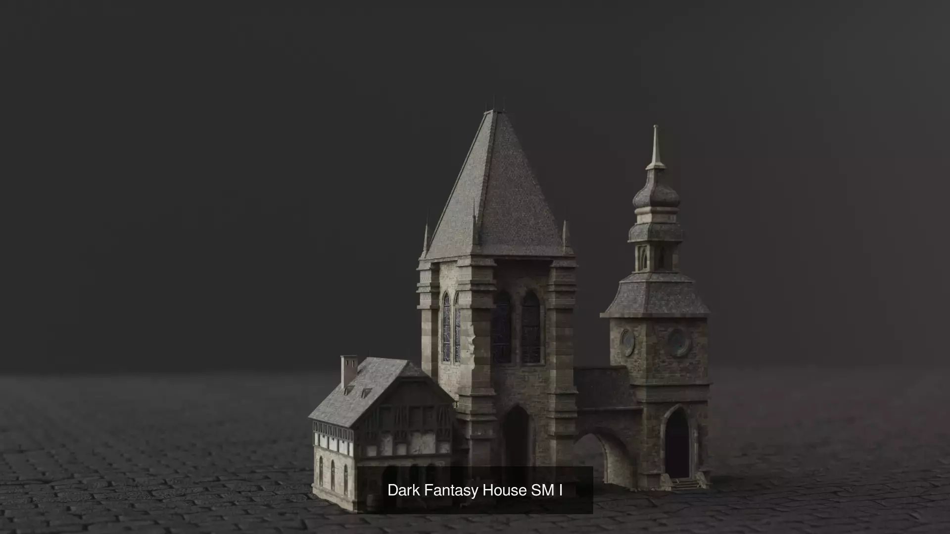 Dark Fantasy House 3D Model Collection_35