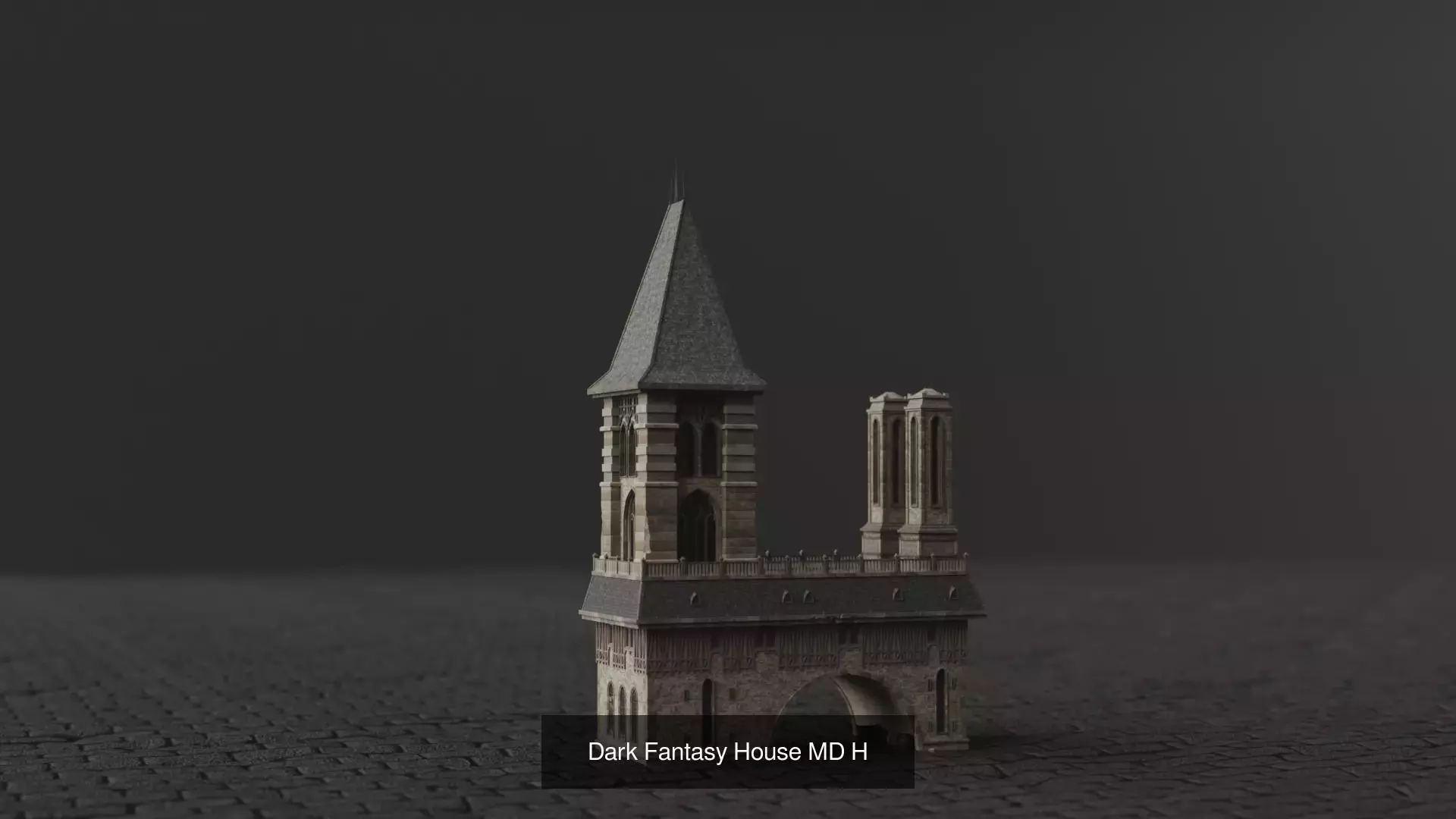 Dark Fantasy House 3D Model Collection_24