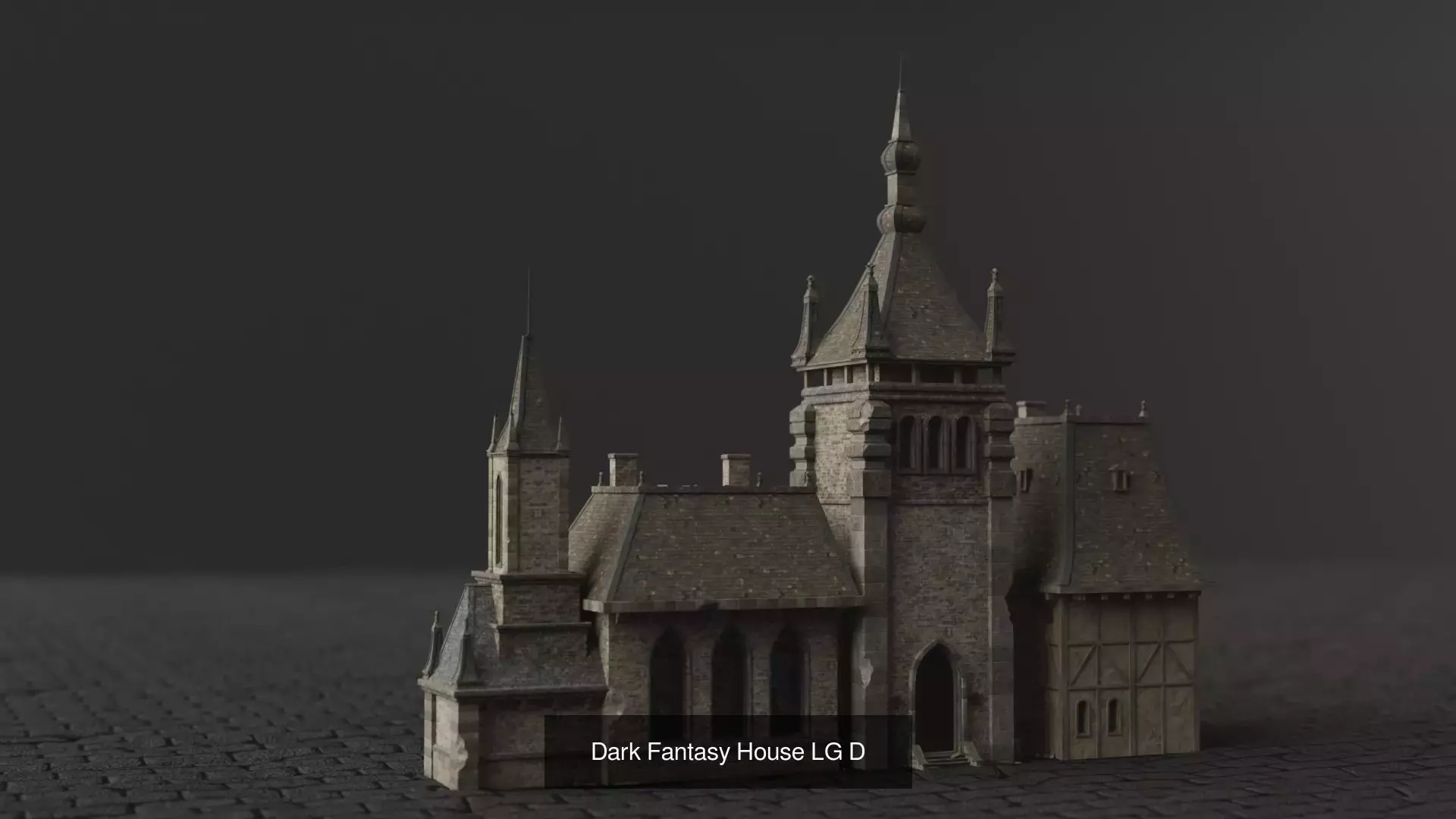 Dark Fantasy House 3D Model Collection_10