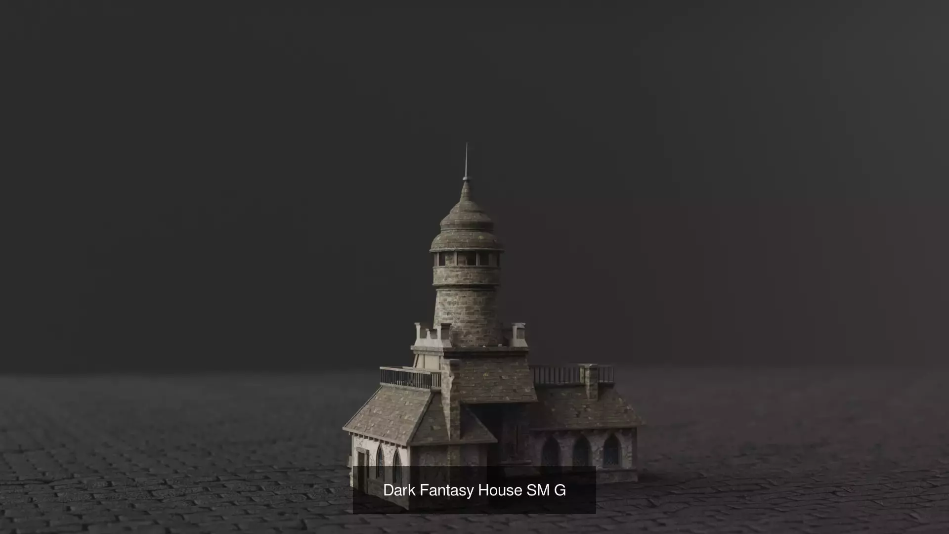 Dark Fantasy House 3D Model Collection_33