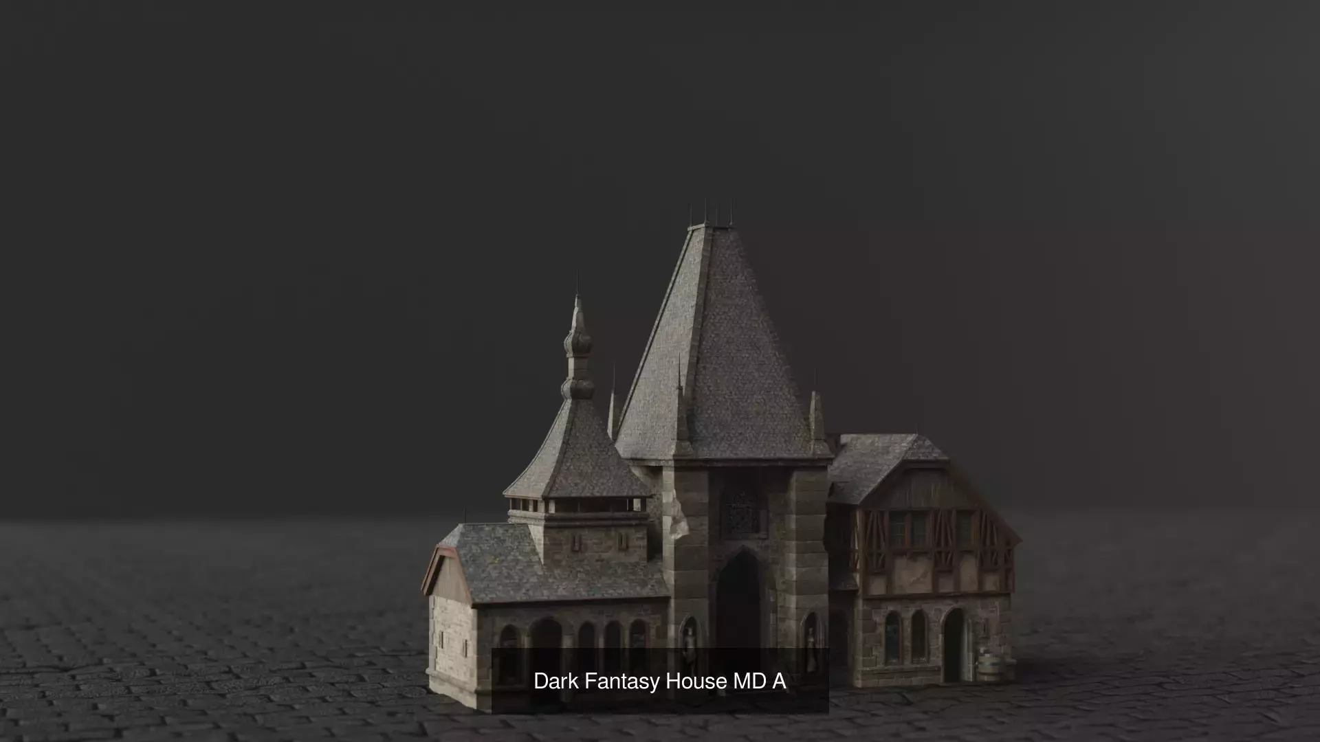 Dark Fantasy House 3D Model Collection_17