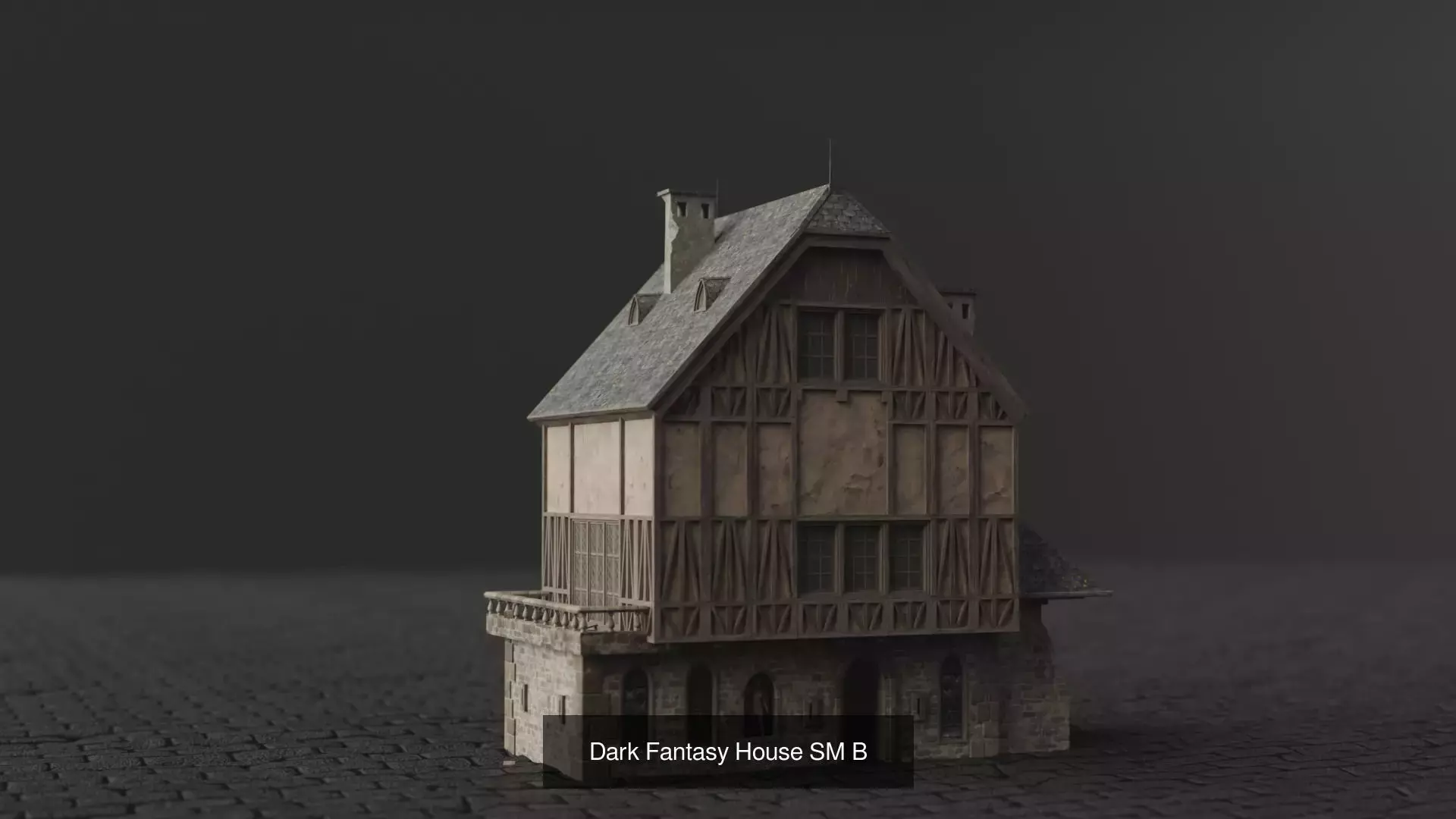 Dark Fantasy House 3D Model Collection_28