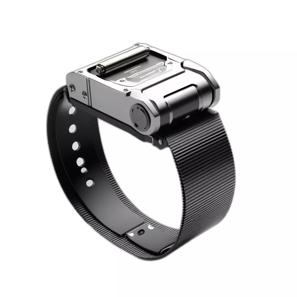 SciFi Futuristic Wrist Device Low-poly 3D model_0