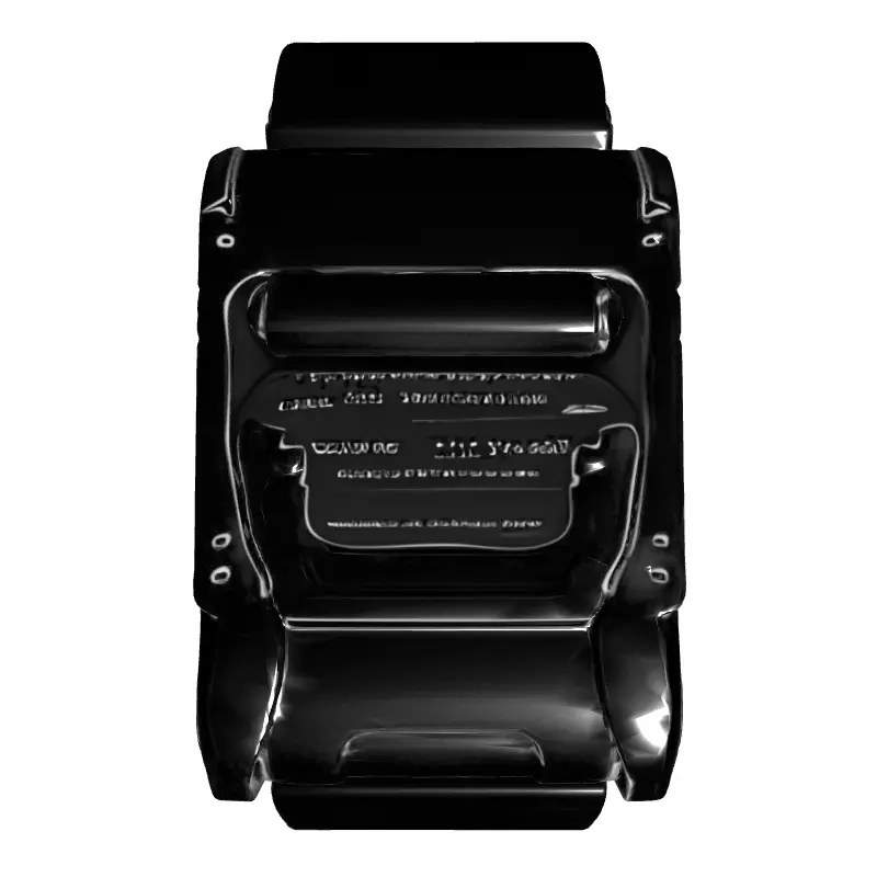 SciFi Futuristic Wrist Device Low-poly 3D model_8