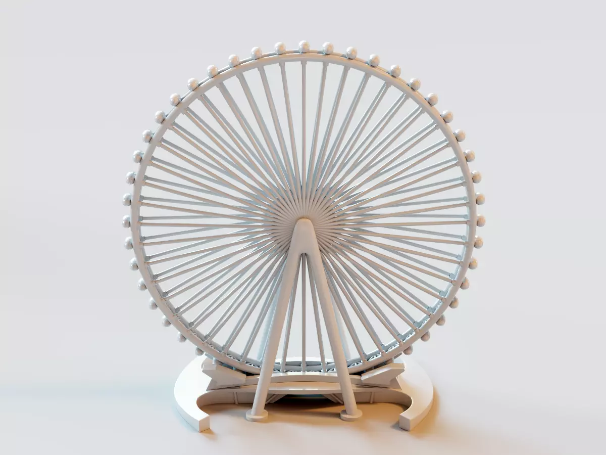 Dubai eye 3d model 3D print model