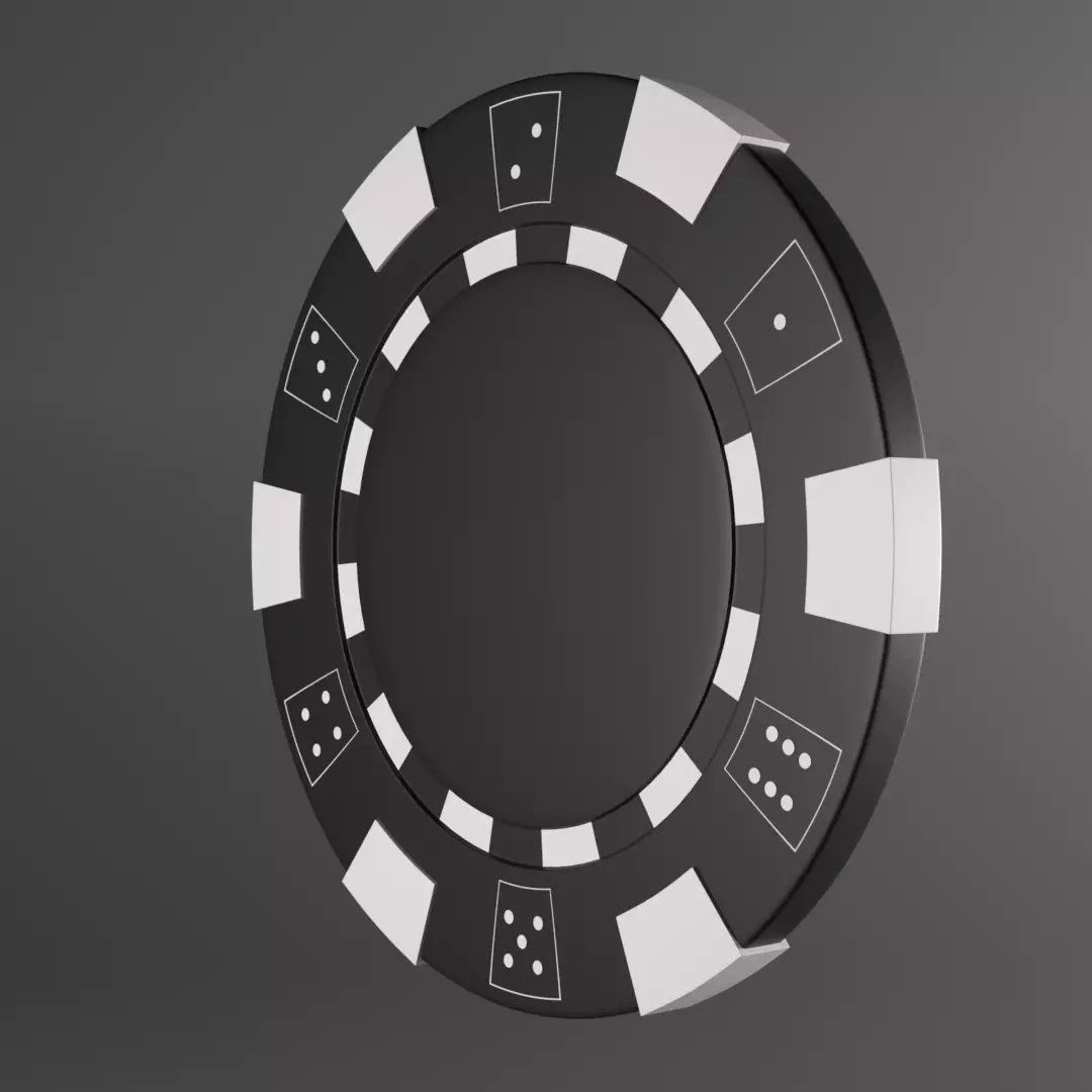 Pocker Chip 3D print model_2