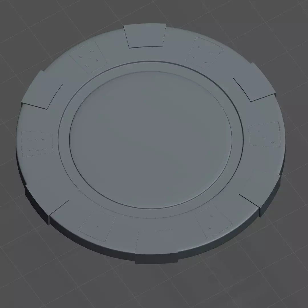 Pocker Chip 3D print model_7