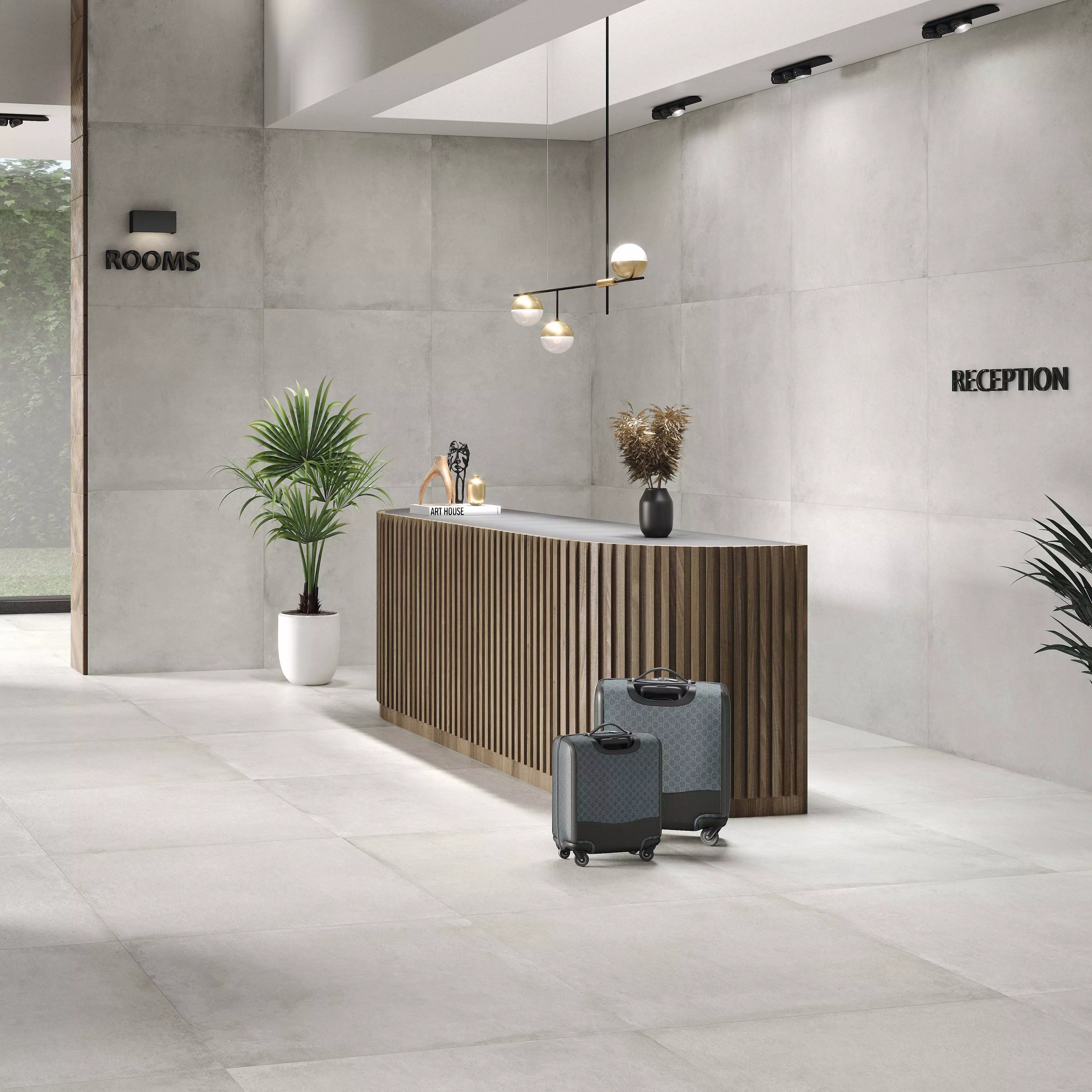 Seamless Light Grey Concrete Floor Tile Texture_1